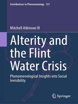 cover image of Alterity and the Flint Water Crisis